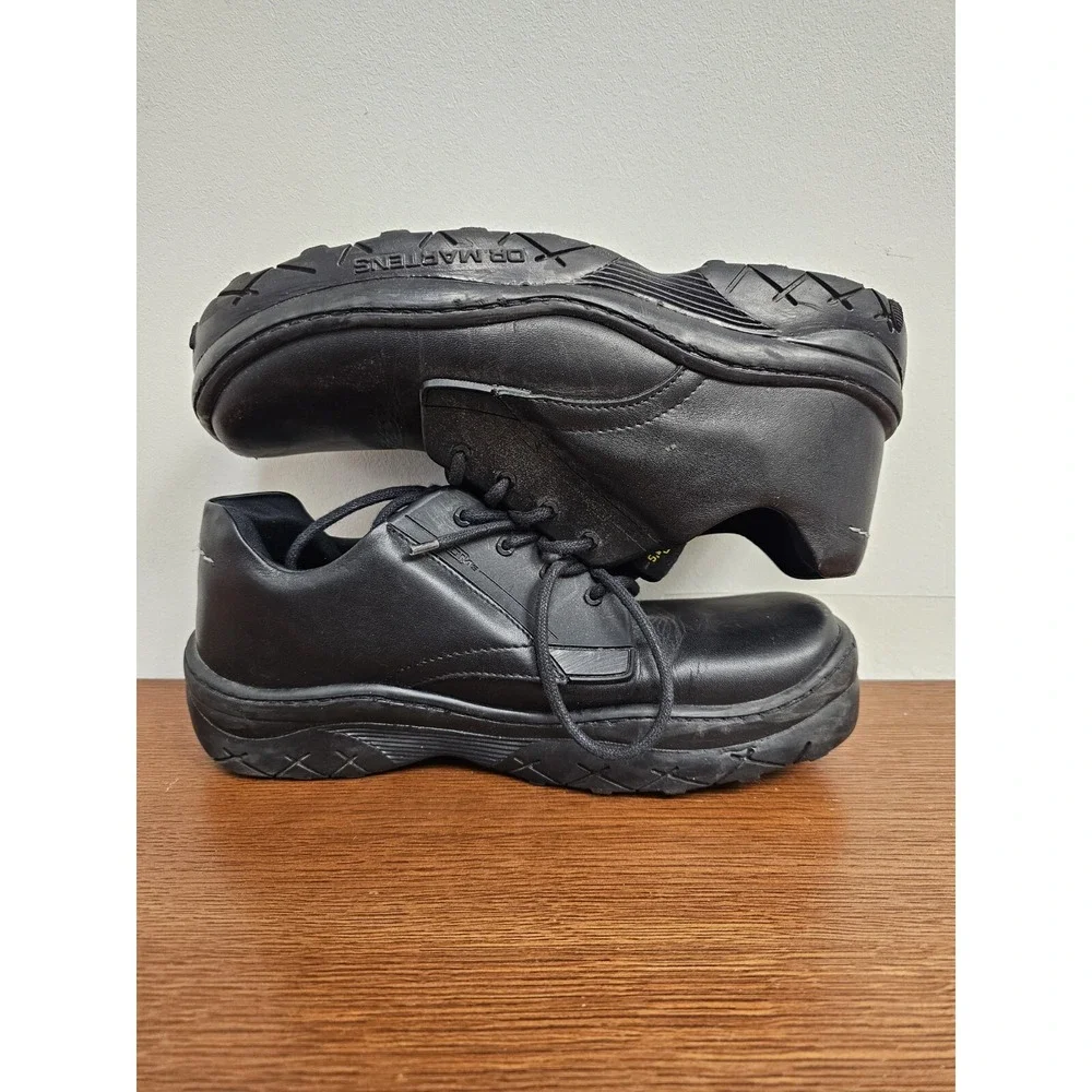 DOC DR MARTENS Lace up Oxford Shoes Black‎ Leather Men's UK 6/US 7